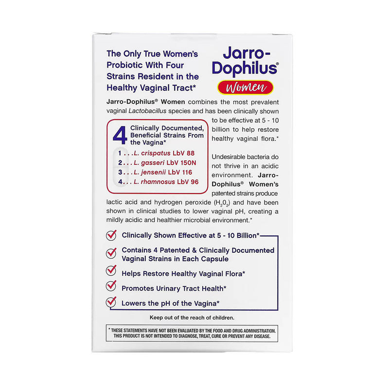 Încărcați imaginea în vizualizatorul Galerie, Jarro-Dophilus, Vaginal Probiotic, Women, 10 Billion, Jarrow Formulas, 60 capsule

