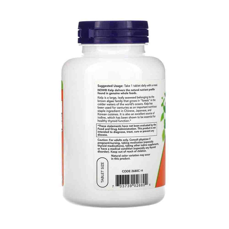 Încărcați imaginea în vizualizatorul Galerie, Kelp, Iodina Organica, 150 mcg, Now Foods, 200 tablete
