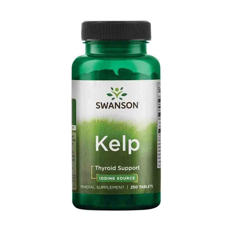Încărcați imaginea în vizualizatorul Galerie, Kelp Iodine Source, Swanson, 250 tablete SW1745
