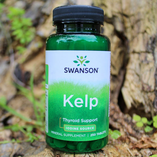 Kelp Iodine Source, Swanson, 250 tablete SW1745