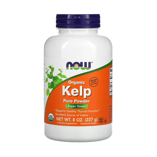 Kelp Organic Iodine, Pure Powder, Now Foods, 227g