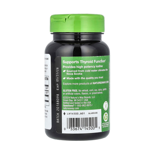 Kelp, Whole Thallus, 600 mg, Nature's Way, 100 Vegan Capsules