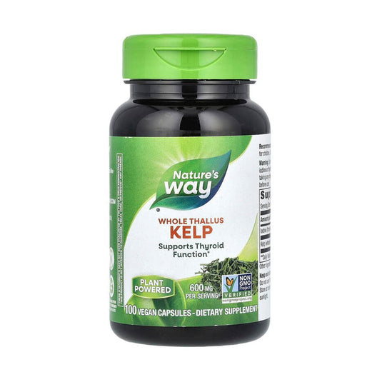 Kelp, Whole Thallus, 600 mg, Nature's Way, 100 Vegan Capsules