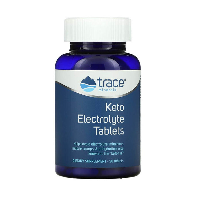 Keto Electrolyte Tablets, Trace Minerals, 90 tablete