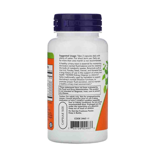 Kidney Cleanse (Curățarea Rinichilor), Now Foods, 90 capsule