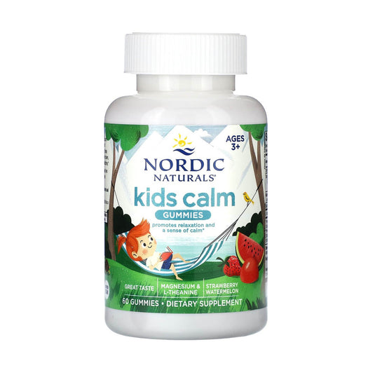 Kids Calm Gummies, Nordic Naturals, 60 jeleuri