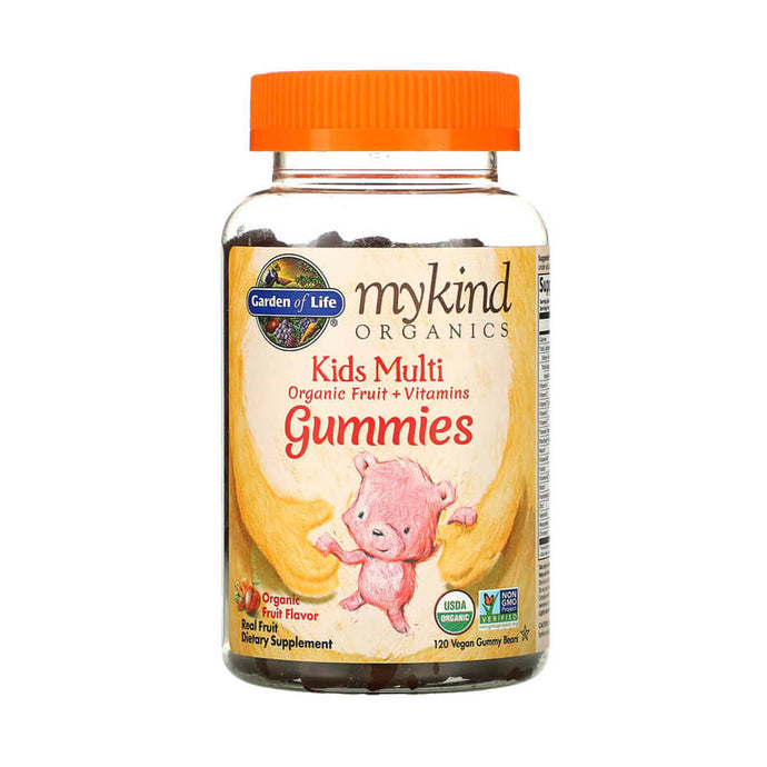 Kids Multi Vitamins Gummies Organics, Garden of Life, 120 jeleuri