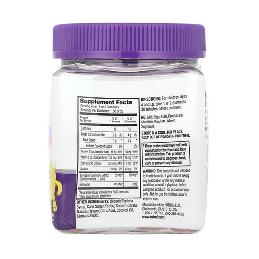 Kids, Sleep + Immune Health, Natrol, 50 jeleuri