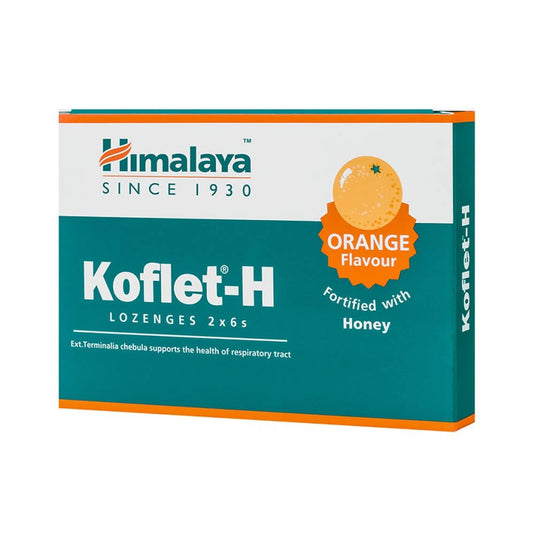 Koflet-H (Durere in Gat), Himalaya, 12 drajeuri Orange