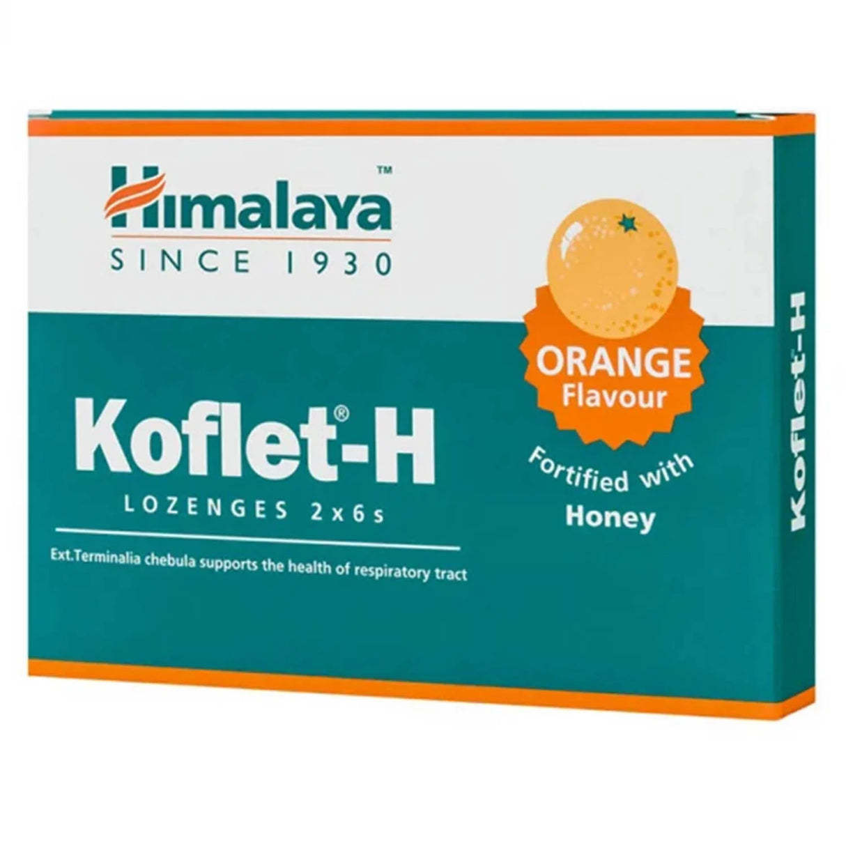 Koflet-H (Durere in Gat), Himalaya, 12 drajeuri Orange