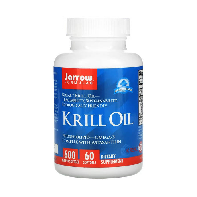 Krill Oil, 600 mg, Jarrow Formulas, 60 softgels