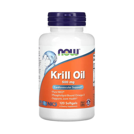 Krill Oil Neptune (Ulei Krill) NKO®, 500mg, Now Foods, 60 softgels