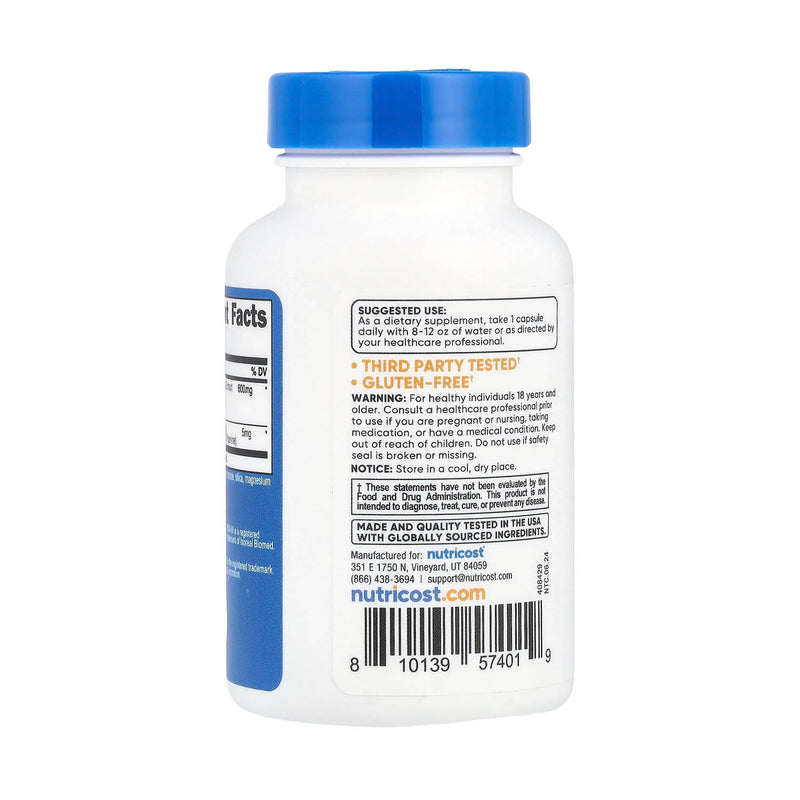 Încărcați imaginea în vizualizatorul Galerie, KSM-66, Ashwagandha Root Extract, 600 mg, Nutricost, 30 capsule

