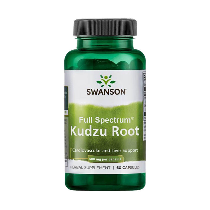 Kudzu Root Full Spectrum, 500mg, Swanson, 60 capsule SW1034