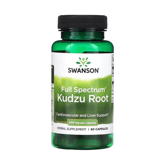 Kudzu Root Full Spectrum, 500mg, Swanson, 60 capsule SW1034