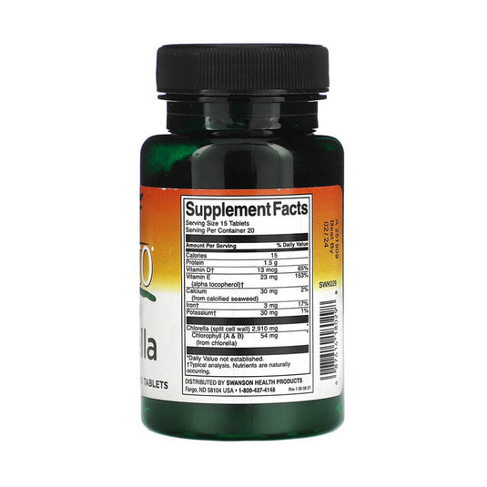 Kyoto Chlorella, Swanson, 300 Tablete SWK029