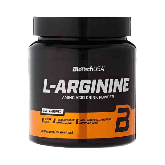 L-Arginine (Arginina), BiotechUSA, 300g
