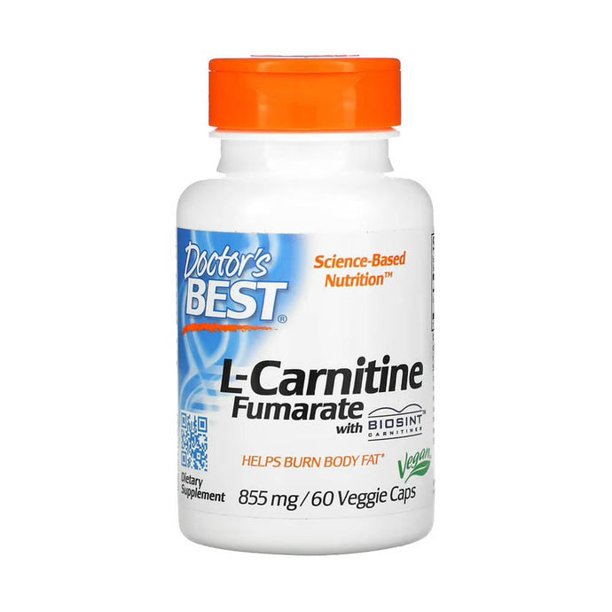 L-Carnitine Fumarate with Biosint, 855 mg, Doctor's Best, 60 capsule