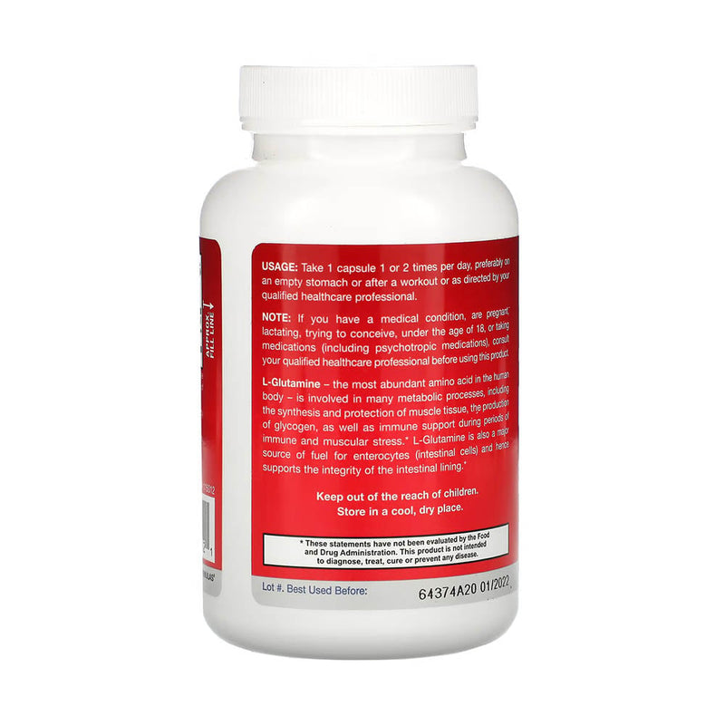 Încărcați imaginea în vizualizatorul Galerie, L-Glutamine, 750 mg, Jarrow Formulas, 120 capsule
