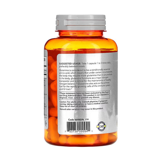 L-Glutamine, 1000 mg, Now Foods, 120 capsule