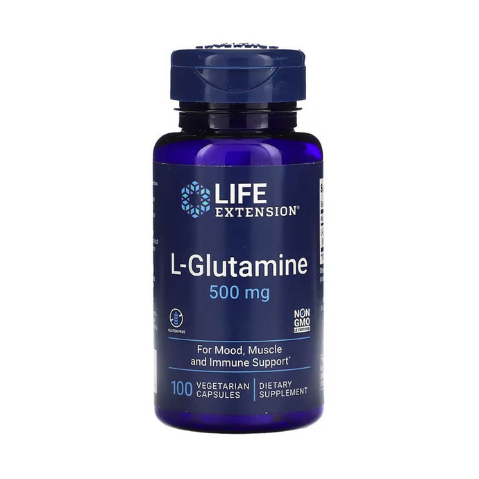 L-Glutamine, 500 mg, Life Extension, 100 capsule