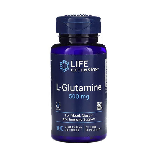 L-Glutamine, 500 mg, Life Extension, 100 capsule