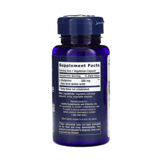 L-Glutamine, 500 mg, Life Extension, 100 capsule