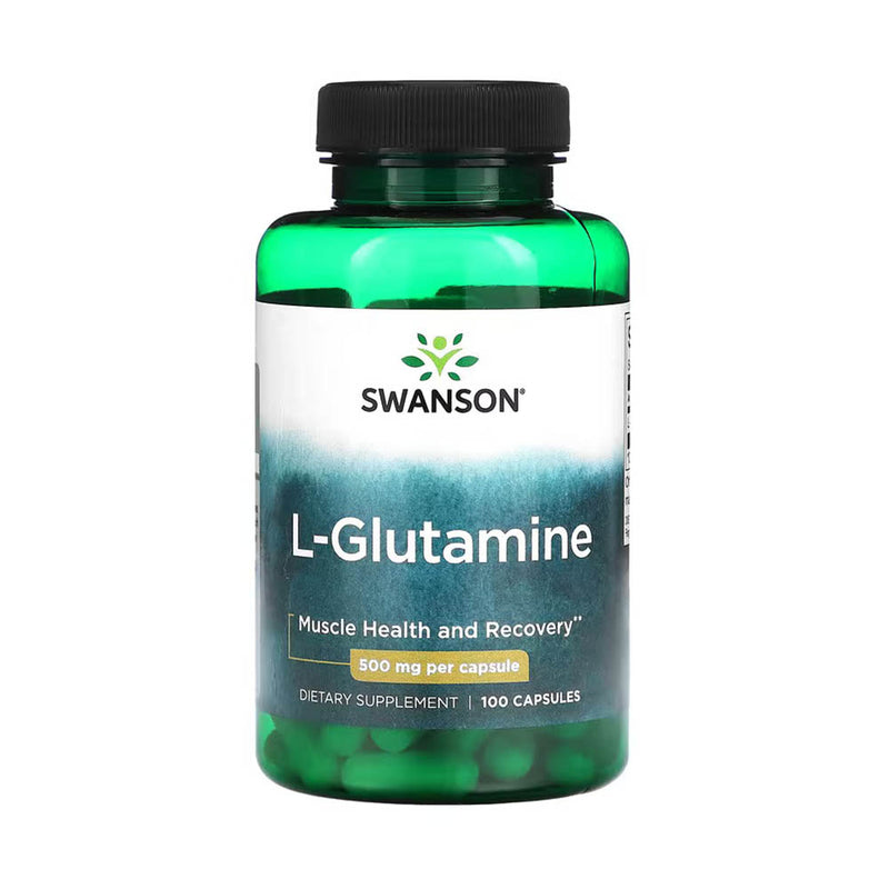 Încărcați imaginea în vizualizatorul Galerie, L-Glutamine, 500mg, Swanson, 100 capsule SW826
