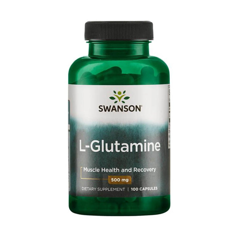 Încărcați imaginea în vizualizatorul Galerie, L-Glutamine, 500mg, Swanson, 100 capsule SW826
