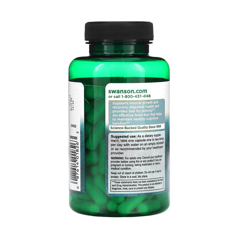 Încărcați imaginea în vizualizatorul Galerie, L-Glutamine, 500mg, Swanson, 100 capsule SW826
