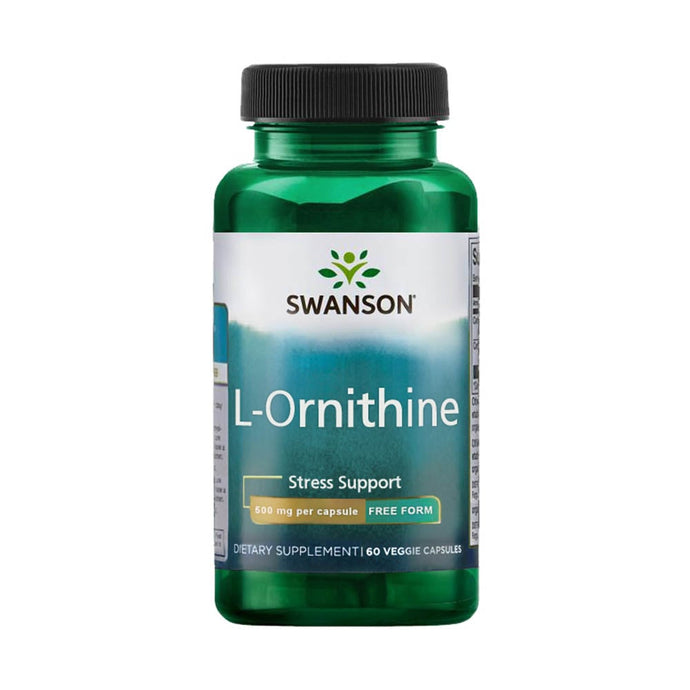 L-Ornithine, 500mg, Swanson, 60 capsule SW1238