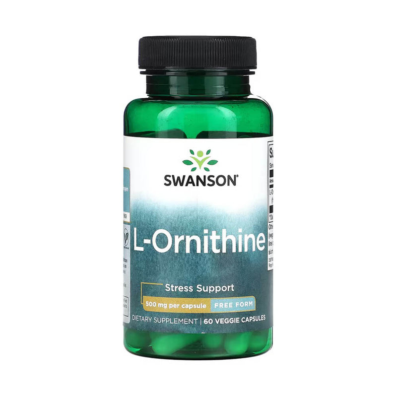Încărcați imaginea în vizualizatorul Galerie, L-Ornithine, 500mg, Swanson, 60 capsule SW1238
