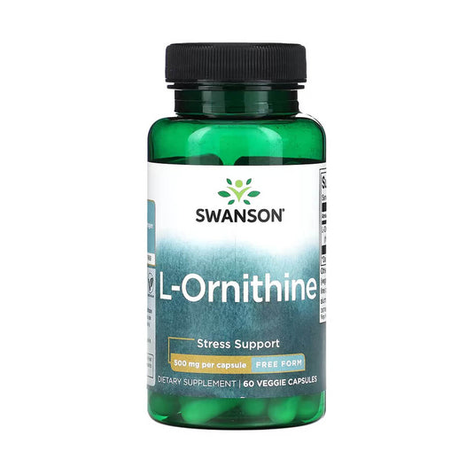 L-Ornithine, 500mg, Swanson, 60 capsule SW1238