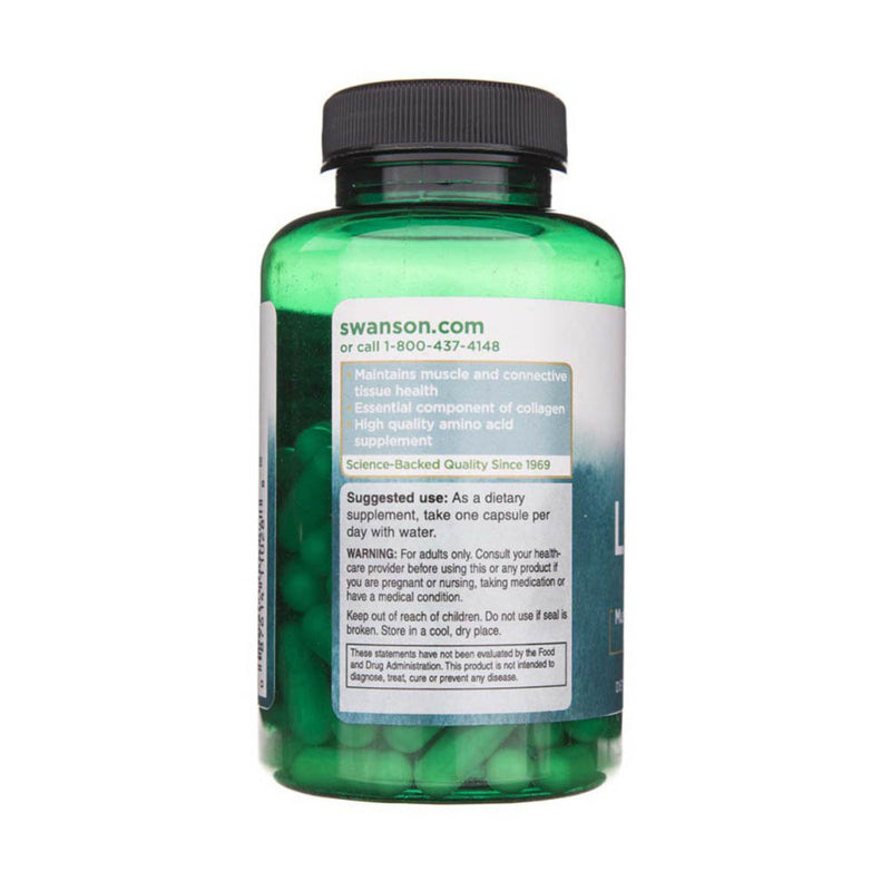 Încărcați imaginea în vizualizatorul Galerie, L-Proline (Prolina), 500 mg, Swanson, 100 capsule SW1028
