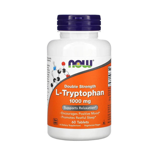 L-Tryptophan (Triptofan), 500mg, Now Foods, 60 capsule