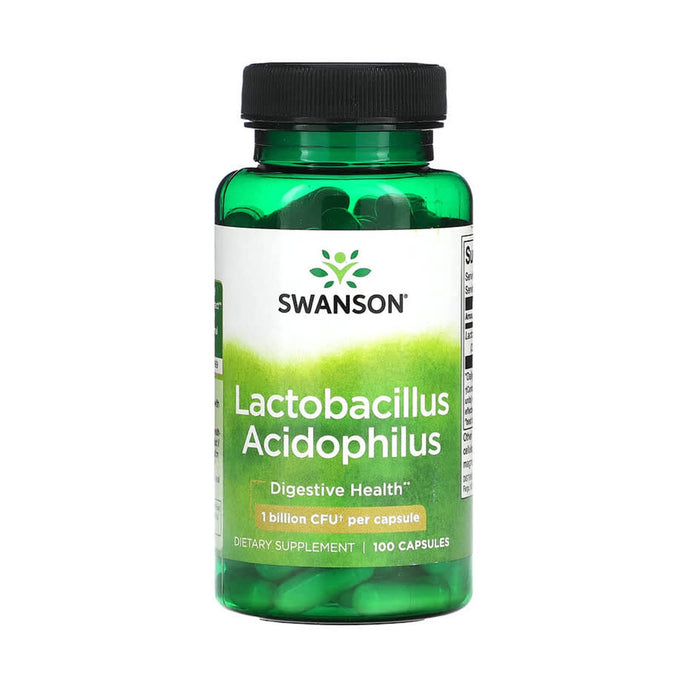Lactobacillus Acidophilus, 1 Billion CFU, Swanson, 100 Capsule SW282