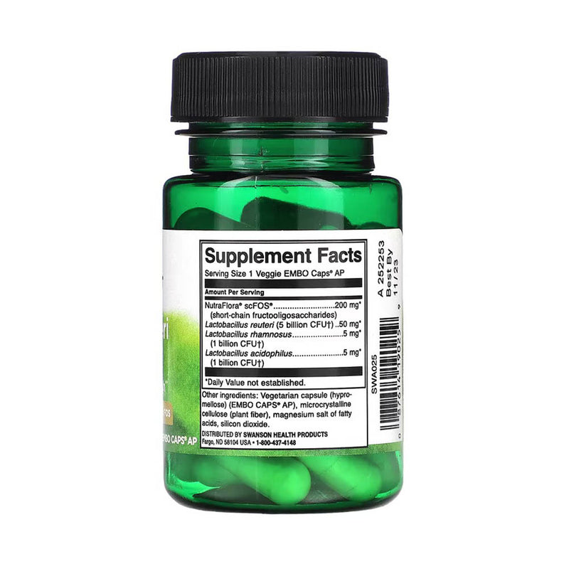 Încărcați imaginea în vizualizatorul Galerie, Lactobacillus Reuteri Plus, Swanson, 30 capsule SWA025
