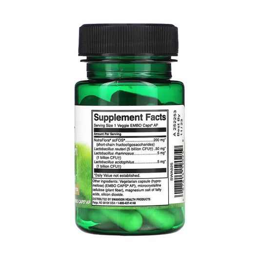 Lactobacillus Reuteri Plus, Swanson, 30 capsule SWA025