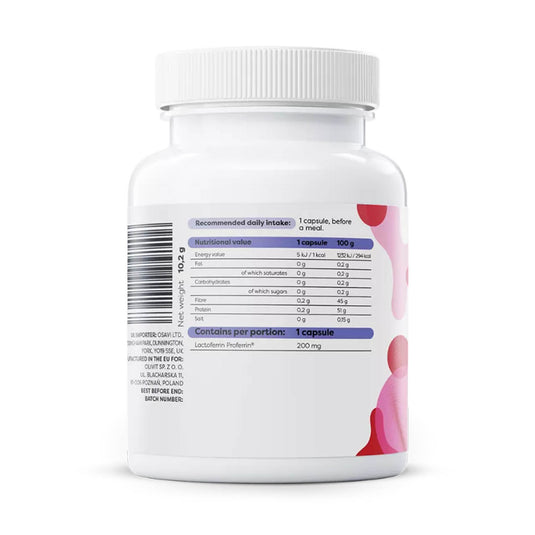 Lactoferrin (Imunitate si Sanatate Digestiva), 200 mg, Osavi, 30 capsule