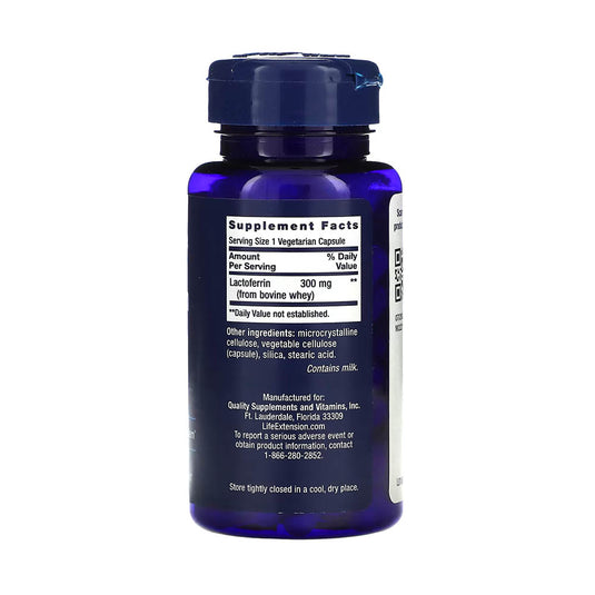 Lactoferrin Caps, 300 mg, Life Extension, 60 capsule