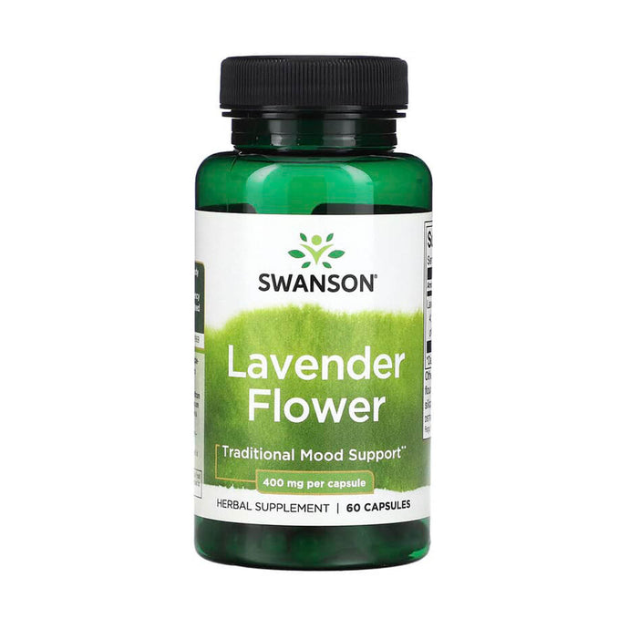 Lavender Flower, 400 mg, Swanson, 60 Capsule SW1275