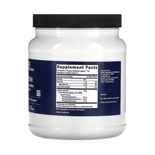 Lecithin Granules Non-GMO, Life Extension, 454 g