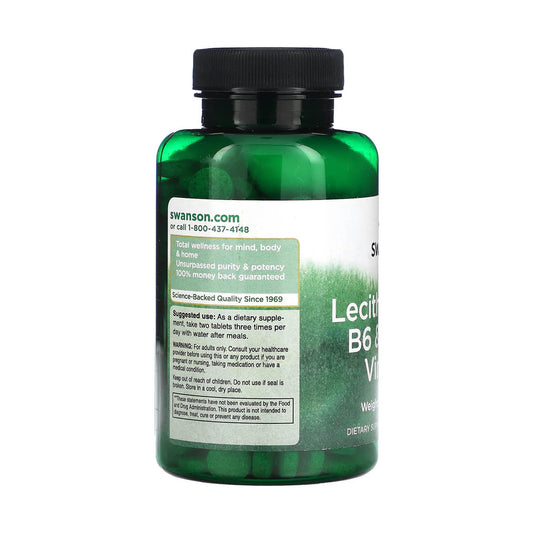 Lecithin, Kelp, B6 & Cider Vinegar, Swanson, 240 Tablete SWD019