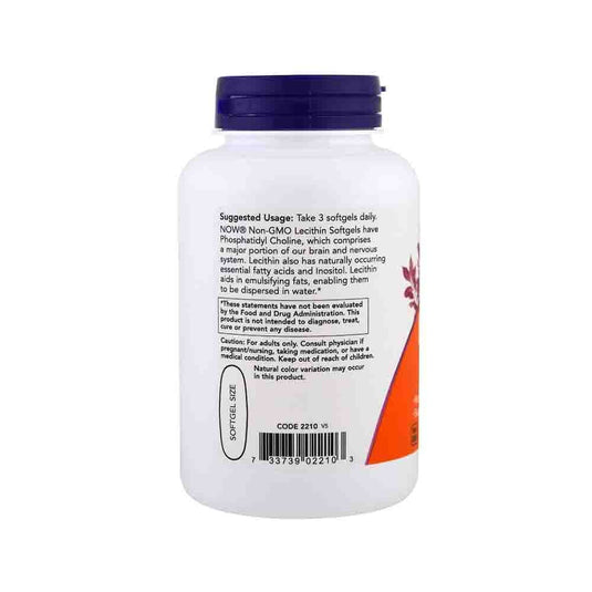 Lecitina (Lecithin) 1200mg, Now Foods, 100 softgels
