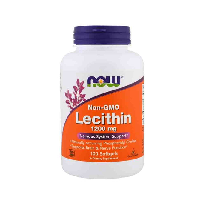 Lecitina (Lecithin) 1200mg, Now Foods, 100 softgels