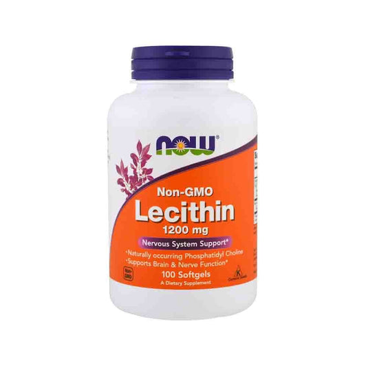 Lecitina (Lecithin) 1200mg, Now Foods, 100 softgels
