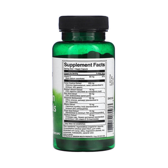 Leg Vein Essentials (Esentiale Picioare Obosite), Swanson, 60 capsule SWC093