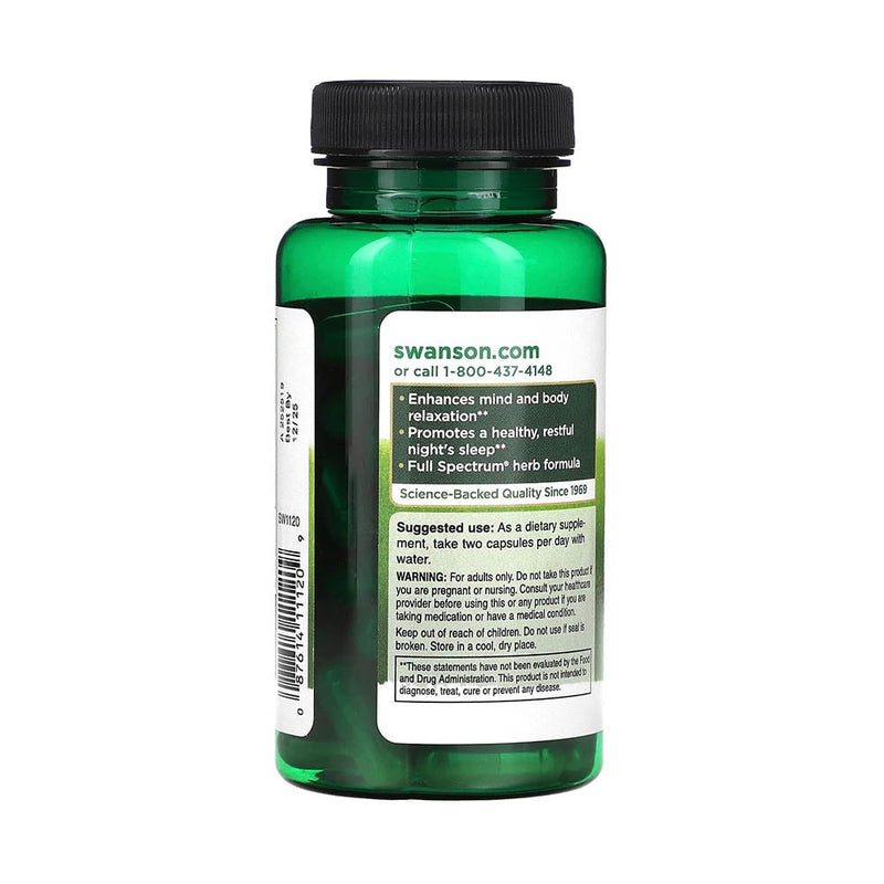 Încărcați imaginea în vizualizatorul Galerie, Lemon Balm (Melissa Officinalis) Roiniță, 500mg, Swanson, 60 capsule SW1120
