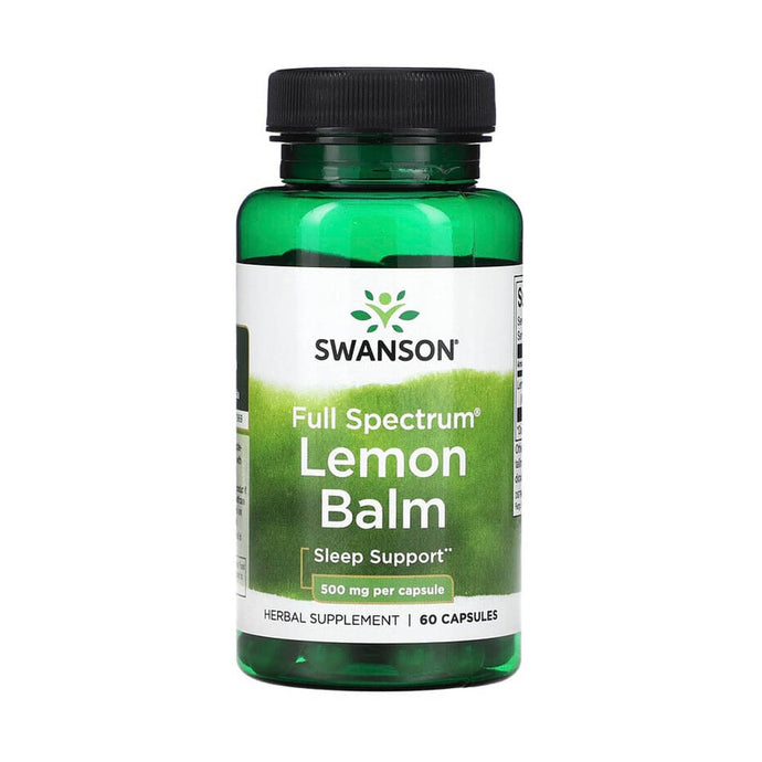Lemon Balm (Melissa Officinalis) Roiniță, 500mg, Swanson, 60 capsule SW1120