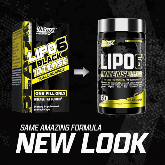 LIPO 6 Intense, Ultra Concentrate, Nutrex Research, 60 Capsule